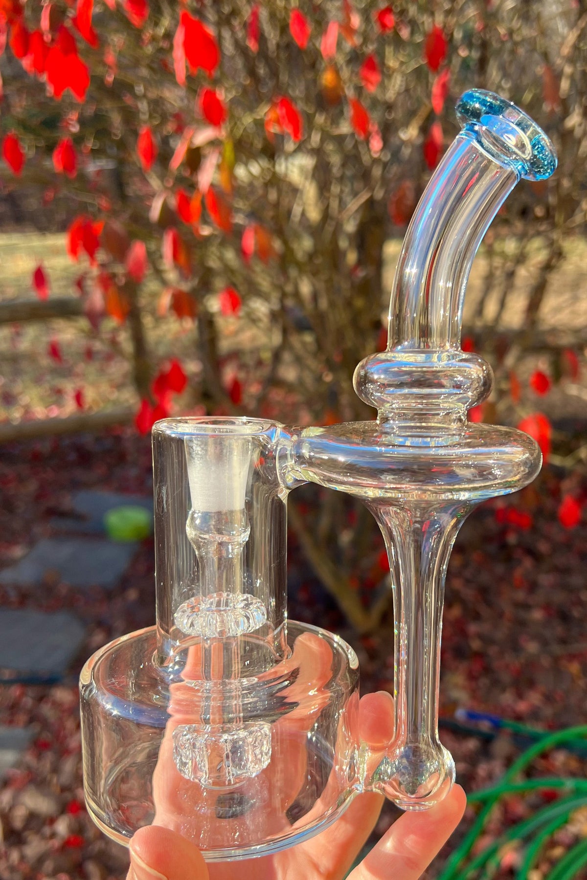 Glass E Rig Elevar RBR Rig Dual Perc | Elevar Glass